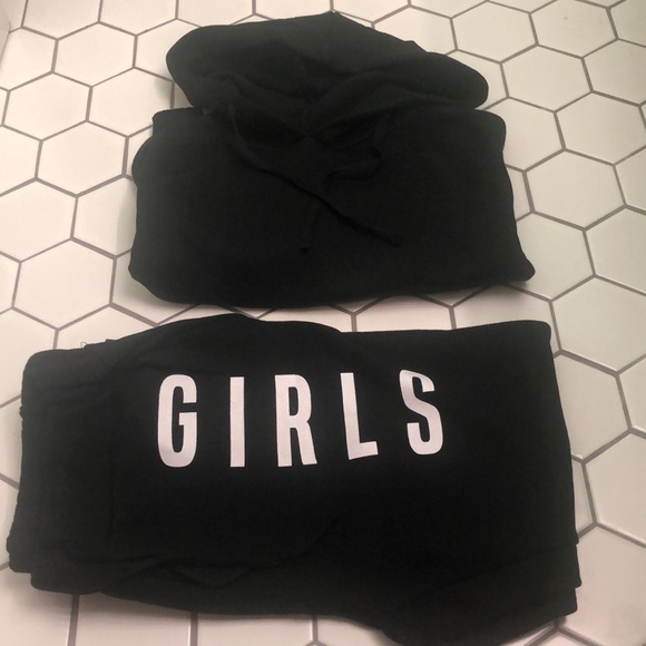 GIRLS brunette the label duo ! Hoodie/pants S/M/L
